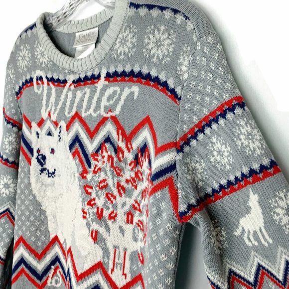 Game Of Thrones Winter Is Here Fair Isle Christmas Sweater - Picture 6 of 7